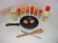 Pfanne und weiteres Zeug