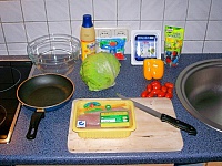 Pfanne und weiteres Zeug